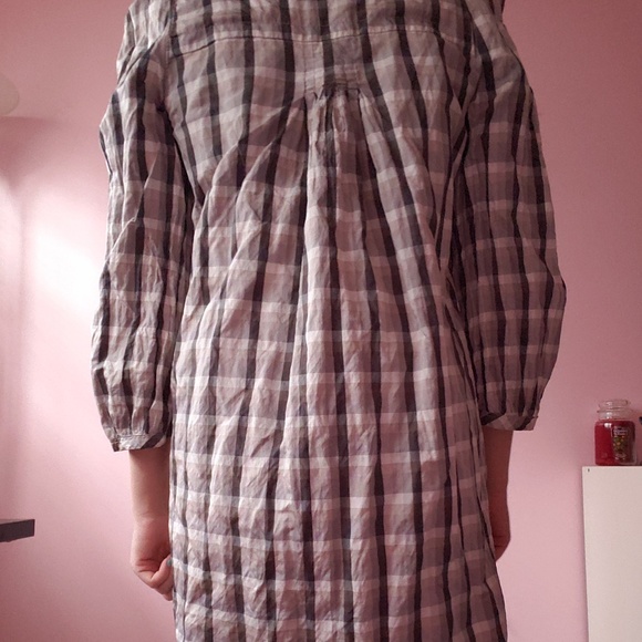 CHECK PATTERN DRESS - Picture 2 of 4